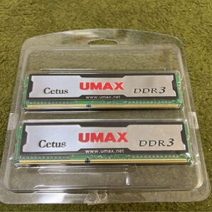Umax デスクトップ用メモリDDR3 2GB2枚