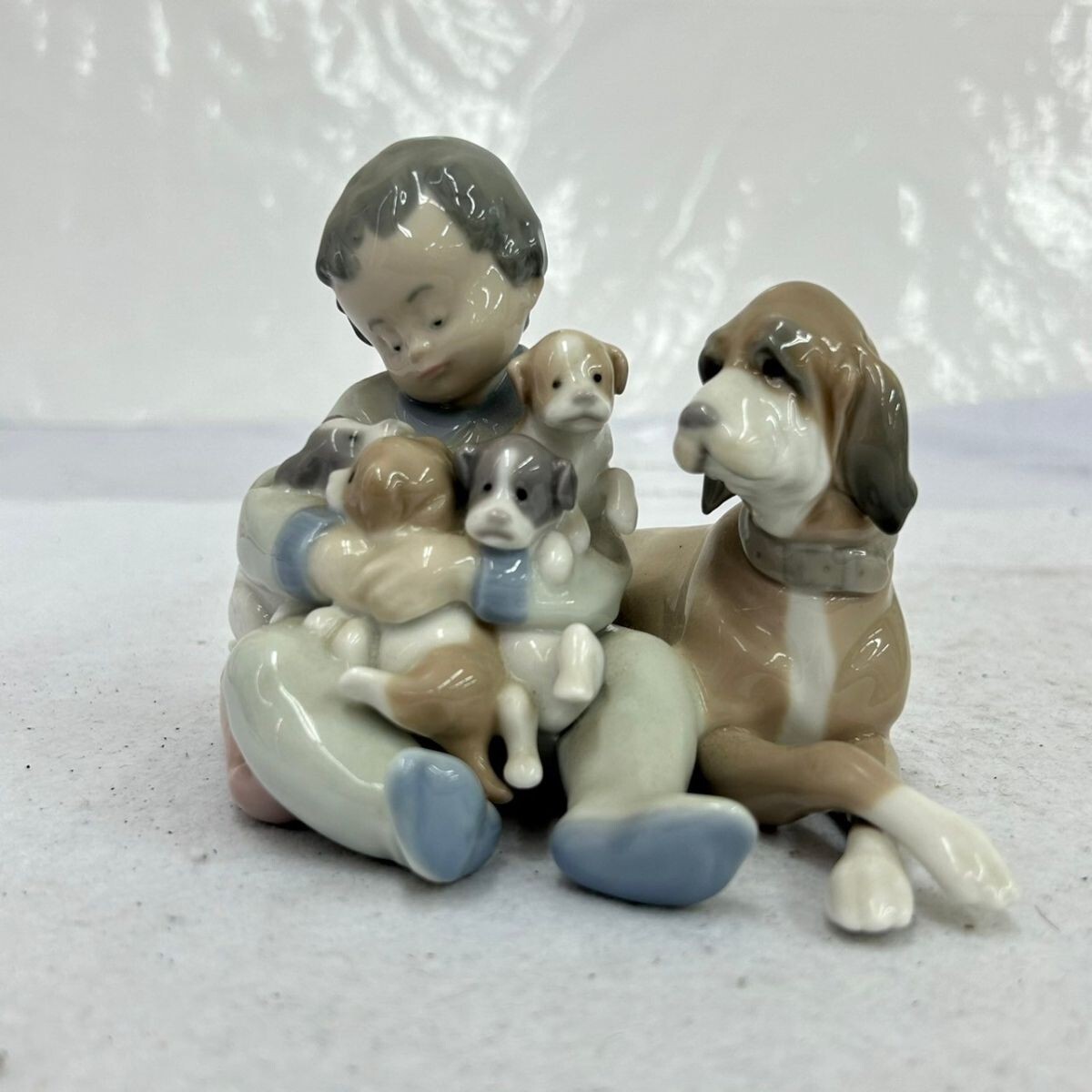 Yahoo!オークション -「リヤドロ 犬 少年」(リヤドロ) (西洋陶磁 Yahoo!オークション -「リヤドロ 犬 少年」(リヤドロ) (西洋陶磁