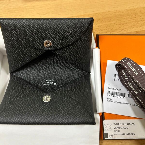 エルメス カルヴィ 新品 Hermes calvi カードケース 2024年 名刺入れ 財布