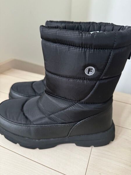 防寒シューズ 撥水 超軽量 滑り止め スノーシューズ 裏起毛 アウトドア23.5cm