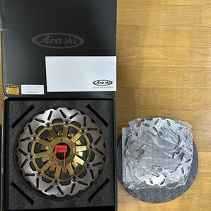 Arashi ブレーキディスクローター ゴールド系 フロント2個 リア1個セット 未使用