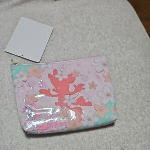 東京ディズニーリゾート ミニー 桜 ポーチ 新品未使用 かわいい