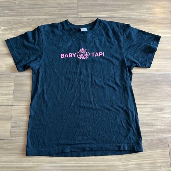 ベビタピ サイン入りTシャツ ブラック M BABY TAPI インスタグラム
