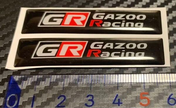GR ステッカー エポキシ樹脂コーティング 2枚セット
