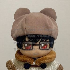 【ぬい服】くまみみ 帽子 きらどる【ぬい服】カンカン帽 大サイズ 装飾なし(茶)1点【ぬい服】くまみみ 帽子 きらどる