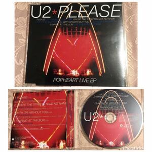 ■■■CD U2 Please (Popheart Live EP) CD