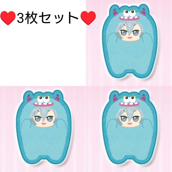 3枚セット★四葉環★アイドリッシュセブン ダイカットハンドタオル アイナナパレード