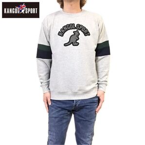 定価5,390円 新品 M カンゴール KANGOL カンゴールスポーツ サガラ刺繍 裏毛 スウエット トレーナー ユニセックス