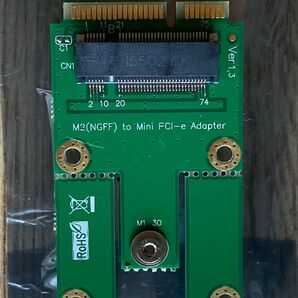 M.2(NGFF) to Mini PCI-e Adapter M.2をMini PCI-eへ変換するカード バルク品