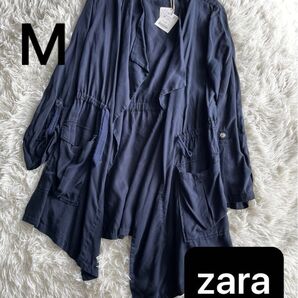 新品未使用値札付き ZARAアウター ネイビー Mサイズ