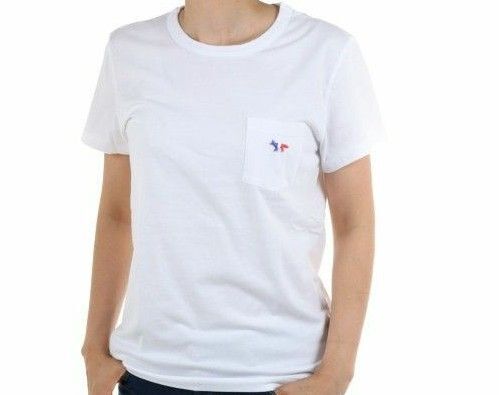 メゾンキツネ トリコロール Fox フォックス Tシャツ S