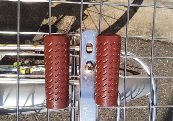 自転車用品 グリップ シフト:ショート 2本 (変速・アシスト自転車対応) 【ダークブラウン(濃茶色)】