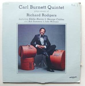 ◆ CARL BURNETT Quintet / Plays Music of Richard Rodgers Vol.1 ◆ Discovery DS-819 ◆ X