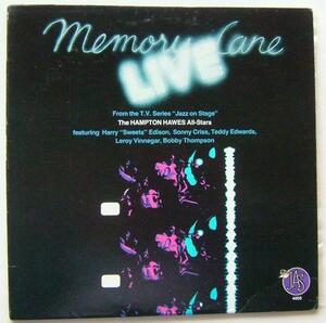 ◆ HAMPTON HAWES / Memory Lane Live ◆ Jas 4005 (promo) ◆ W