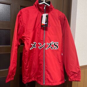 軽防寒ジャケット レッド メンズS TEIJIN