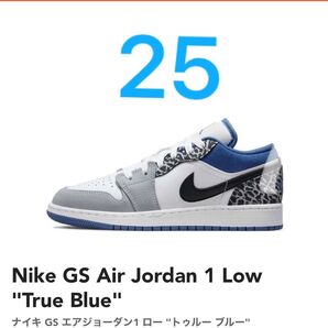 Nike GS Air Jordan 1 Low "True Blue"