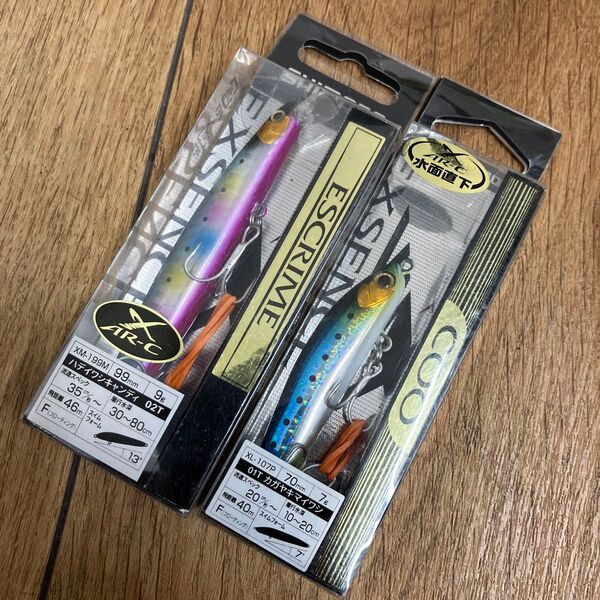 シマノ エクスセンス クー100F 10g ハデイワシキャンディ 70F 7g カガヤキマイワシ レンジエフェクト 長期保管品