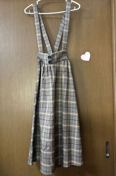 INGNI オーバーオール サロペットチェック
