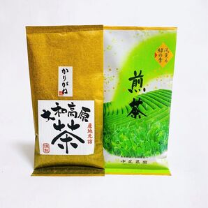 奈良県産 大和茶 煎茶 かりがね 茶葉 セット 中尾農園
