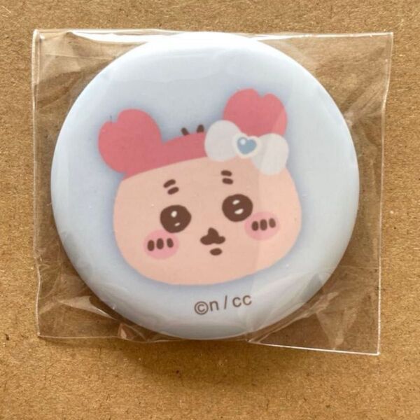 まじかるちいかわ おかおマット缶バッジ 古本屋/カニちゃん②