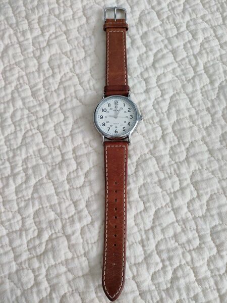 TIMEX 腕時計 レザー