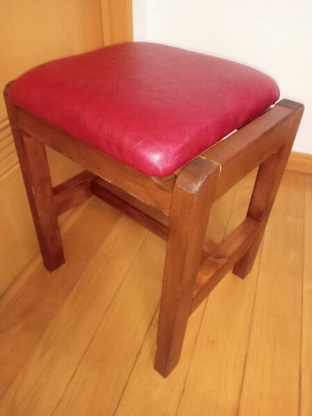 ゆったりスツール ハンドメイド(赤)