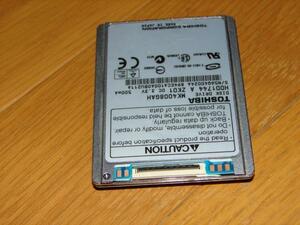 Toshiba 40GB 1.8inch(ZIF/LIF) IDE/100 MK4008GAH HDD1744 24A