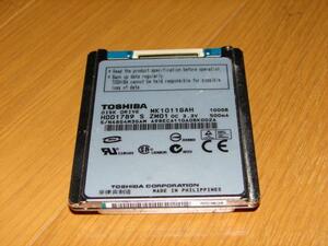 Toshiba 100GB 1.8inch(ZIF/LIF) IDE/100 MK1011GAH HDD1789 GAW