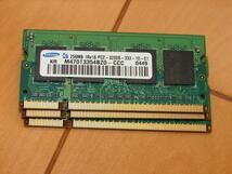 SO-DIMM 256MBx1 DDR2 PC2-3200 CL3.0(Samsung)_画像3