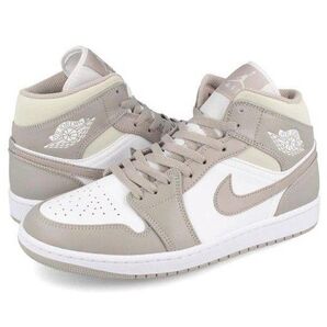 来月より2足まとめ出品予定!最終出品!ナイキ エア ジョーダン 1 ミッド COLLEGE GREY/LIGHT BONE