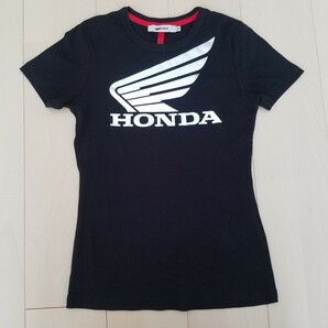 ロゴティーシャツ HONDA GAS 黒　半袖