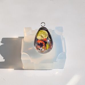 レジンアート作品 名月(錦鯉)