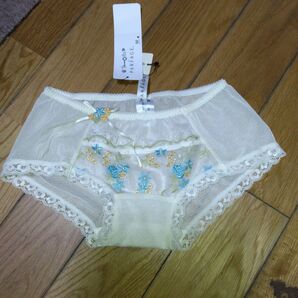 ショーツ WACOAL パルファージュ ホワイト ローライズショーツ 新品未使用品 リボン付き