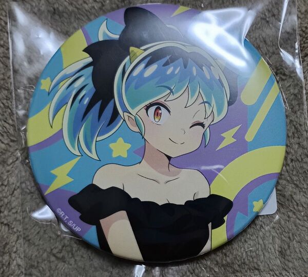新品未開封うる星やつらくじ引き堂D賞缶バッジ カラードレス