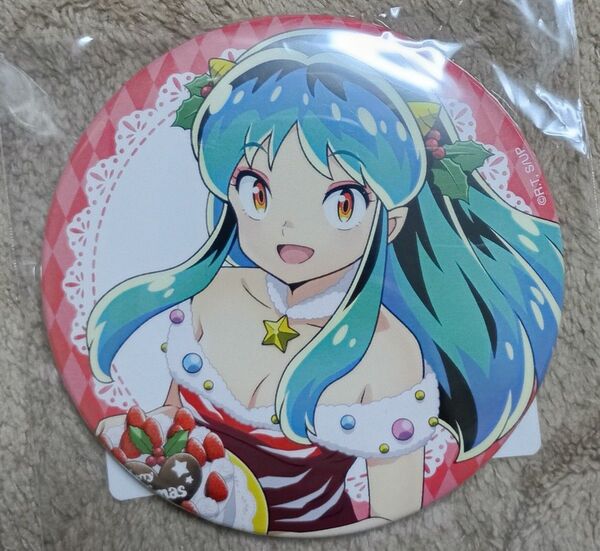 新品未開封うる星やつらくじ引き堂D賞缶バッジ メリークリスマス