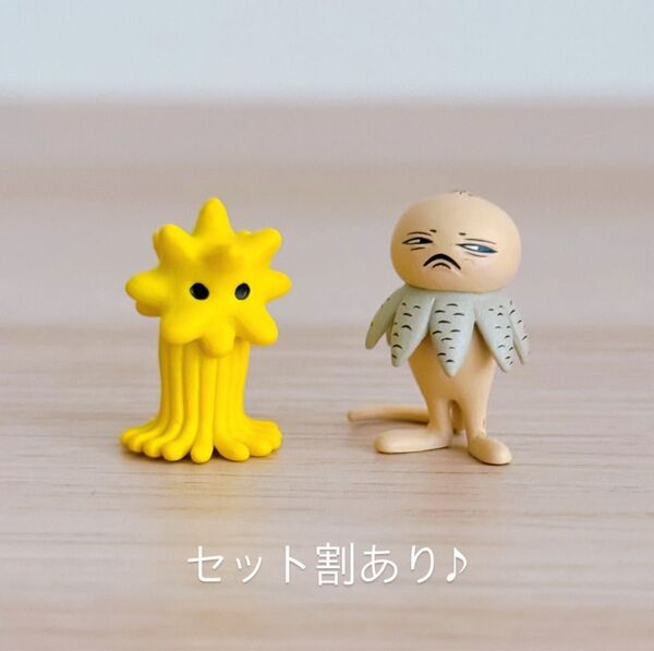 ヒグチユウコ フィギュア マスコット ツチグリぼうやとテアシオカヒトデ