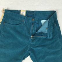 【新品】Levi's リーバイス Made and Crafted メイドアンドクラフテッド 05081-0129 TackSlim コーデュロイ W30 L34 パンツ ブルー系_画像5