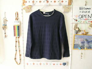 ♪服3595♪ 長袖　Ｔシャツ Eddie Bauer エディバウアー サイズＳ（大きめМ～Ｌ位？） Used 　～iiitomo～