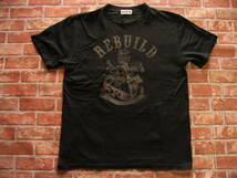 BRAIN STORM　’’REBUILD''　黒Tシャツ_画像1