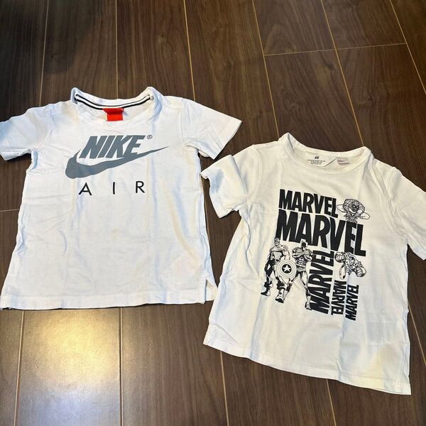 男の子 Tシャツ 100サイズ マーベル NIKE ナイキ H&M 2枚セット 100