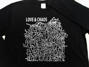 送込　LOVE&CHAOS　セディショナリーズ的　ロンT 長袖Tシャツ 黒 Mサイズ