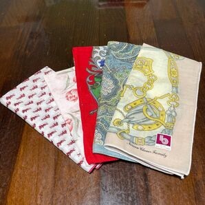 【新品、未使用】ハンカチ 5枚セット