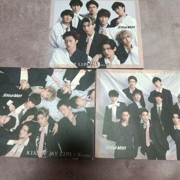 KISSIN' MY LIPS snowman 初回、通常セット CD ,DVD