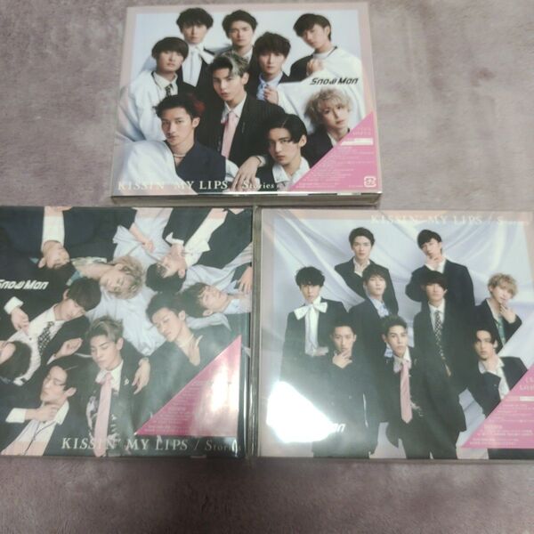 KISSIN' MY LIPS snowman 初回、通常セット CD ,DVD