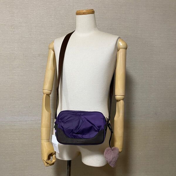 新品 本物 正規品 ポールスミス レザー サコッシュ ショルダーバッグ 日本製 ナイロン
