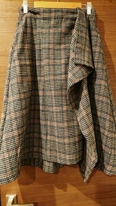 オリーブ・デ・オリーブ 試着のみ 可愛いデザインのチェックロングスカート
