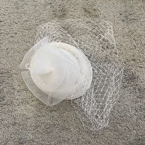結婚式 ブライダル アクセサリー ヘッドアクセサリー カクテル帽 トーク帽 クラシカル
