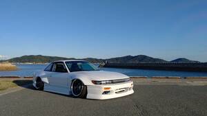 　S13シルビア　フェンダーKIT！前後BODYKIT（4P)　75ｍｍWIDE ★ハイクオリティー日本製★ 