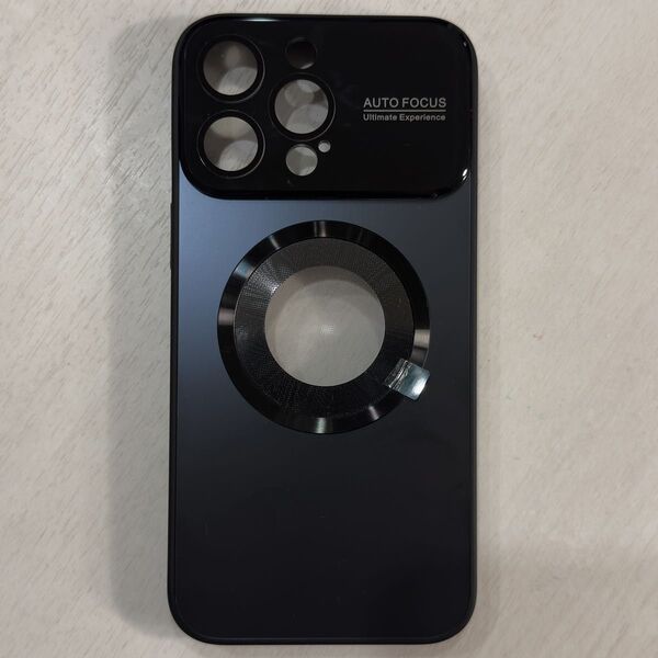 iPhone 15 pro max 用保護ケース 黒ブルー MagSafe対応 耐衝撃