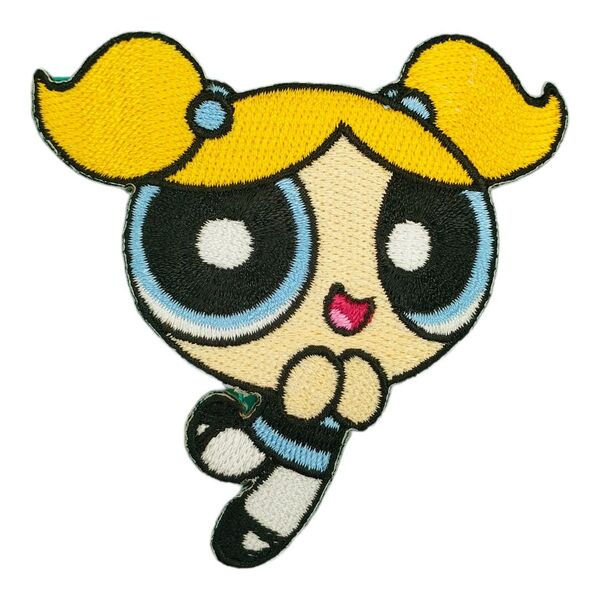 A-88【 アイロンワッペン 】 刺繍ワッペン アップリケ パワーパフガールズ パワパフ ThepowerpuffGIRLS
